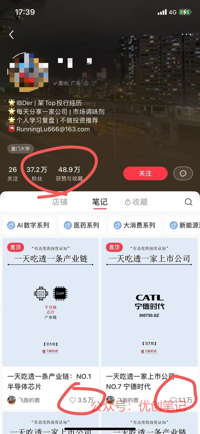 小红书涨粉爆款账号，这个…#情报-搞钱线报📢论坛-网创交流-优创圈